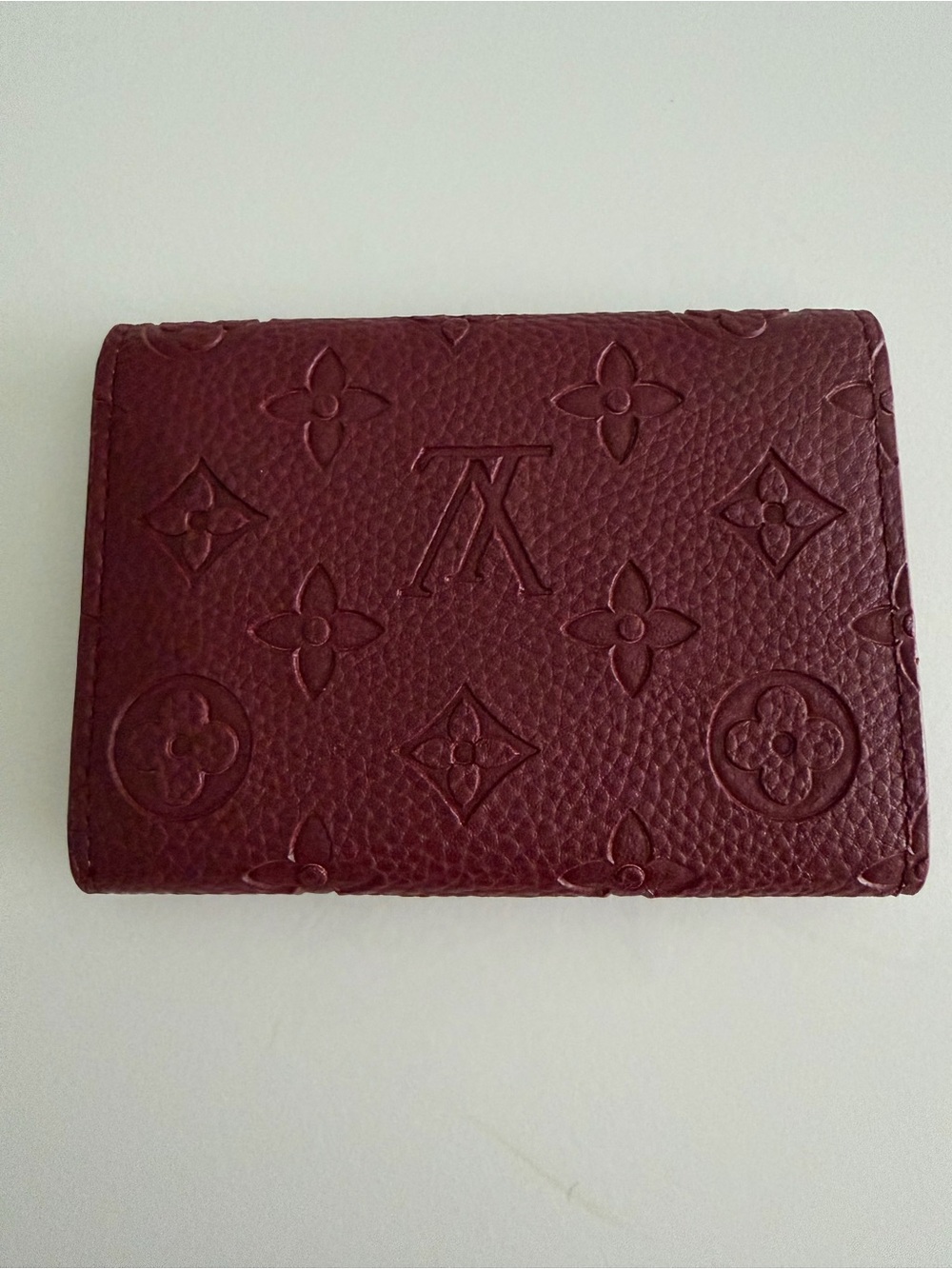 Burgundy Envelope Wallet - Picture 10 of 12